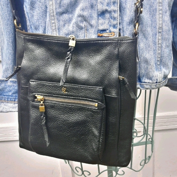 Vintage Purse Leather Hobo Crossbody Bag Designer Messenger Satchel - Picture 1 of 16